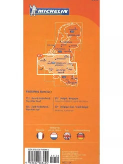 Outlet wegenkaart Regional 533 België noord & midden Wegenkaarten & Atlassen|Wegenkaarten