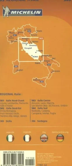 Discount wegenkaart Regional 563 Italië – midden Wegenkaarten & Atlassen|Wegenkaarten