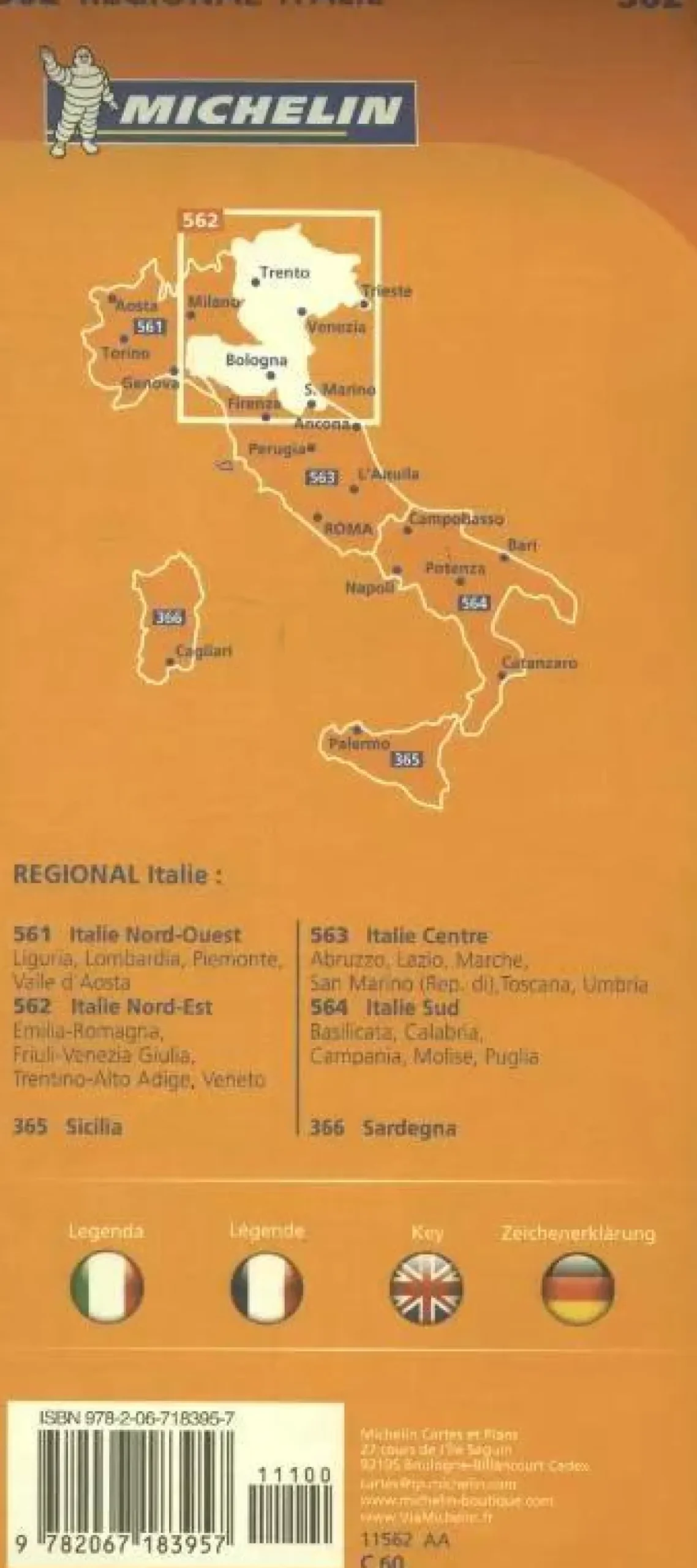 Clearance wegenkaart Regional 562 Italië noord-oost Wegenkaarten & Atlassen|Wegenkaarten