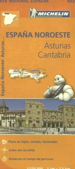 wegenkaart Regional 572 Spanje noord-west Wegenkaarten & Atlassen|Wegenkaarten