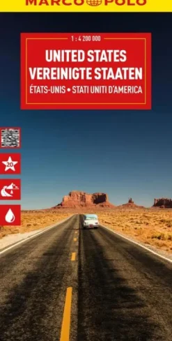 Hot wegenkaart USA Wegenkaarten & Atlassen|Wegenkaarten