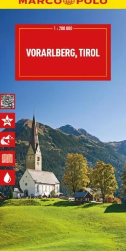 wegenkaart Vorarlberg, Tirol Wegenkaarten & Atlassen|Wegenkaarten
