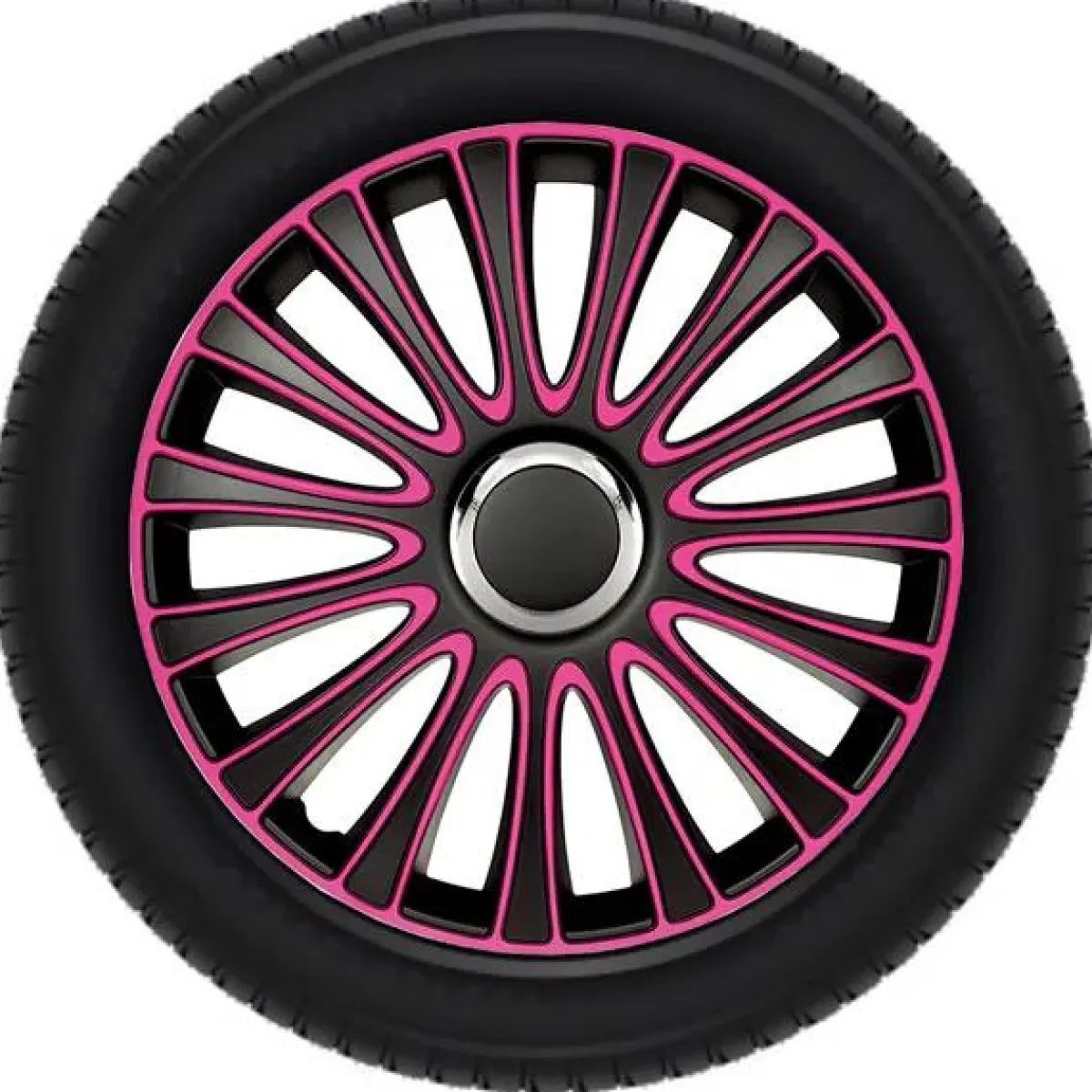 Discount Wieldoppen Roze set van 4 - 16 inch Autobanden & Accessoires