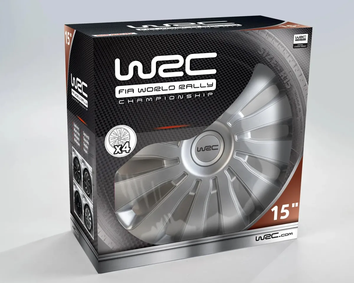 Discount Wieldoppen Sepang 15" - zilver 4 stuks Autobanden & Accessoires