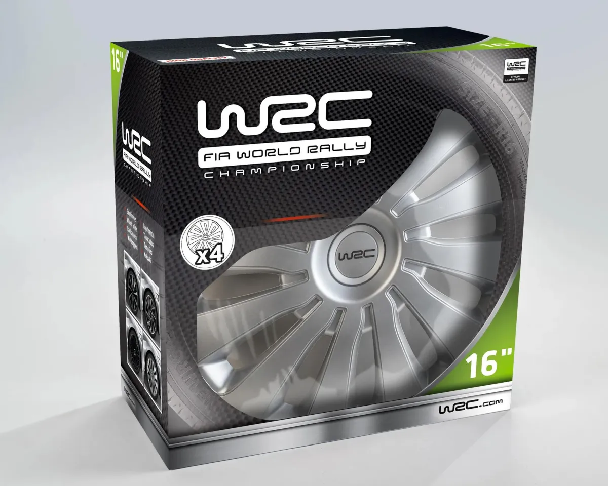 Online Wieldoppen Sepang 16" - zilver 4 stuks Autobanden & Accessoires