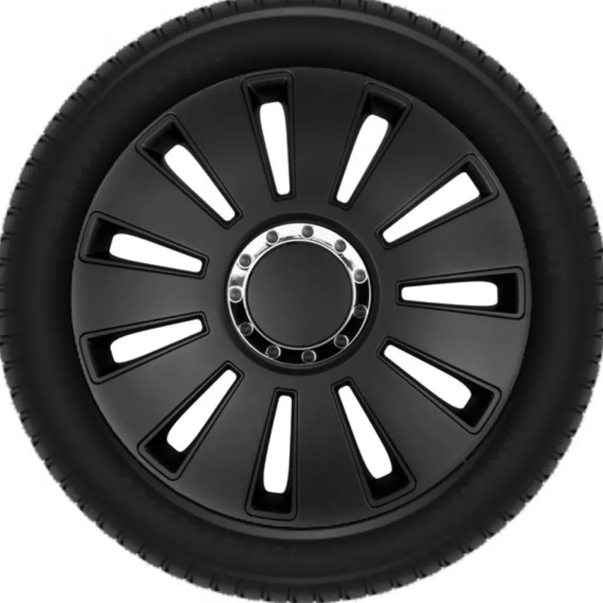 Online Wieldoppen set - 14 inch - Silverstone Zwart Autobanden & Accessoires