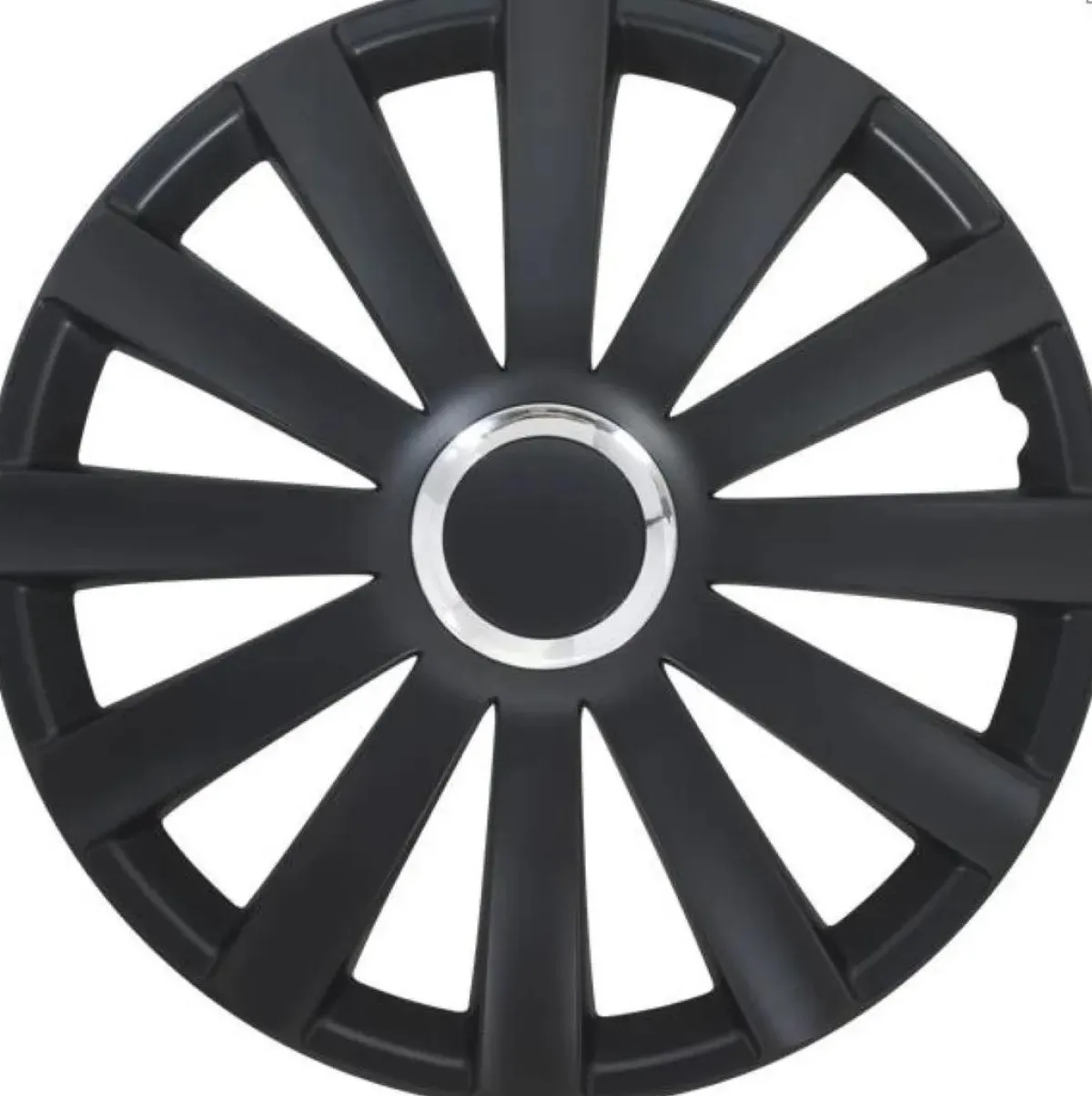 Best Wieldoppen set - 14 inch - Spyder Zwart Autobanden & Accessoires