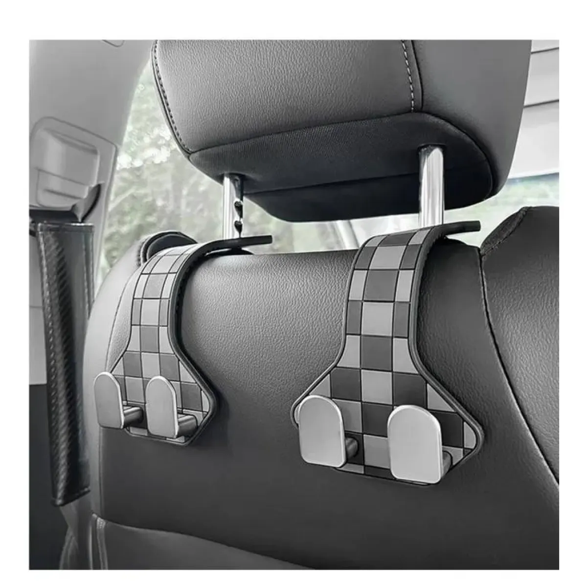 Best 2x Auto Hoofdsteun Haak Duo Organizers