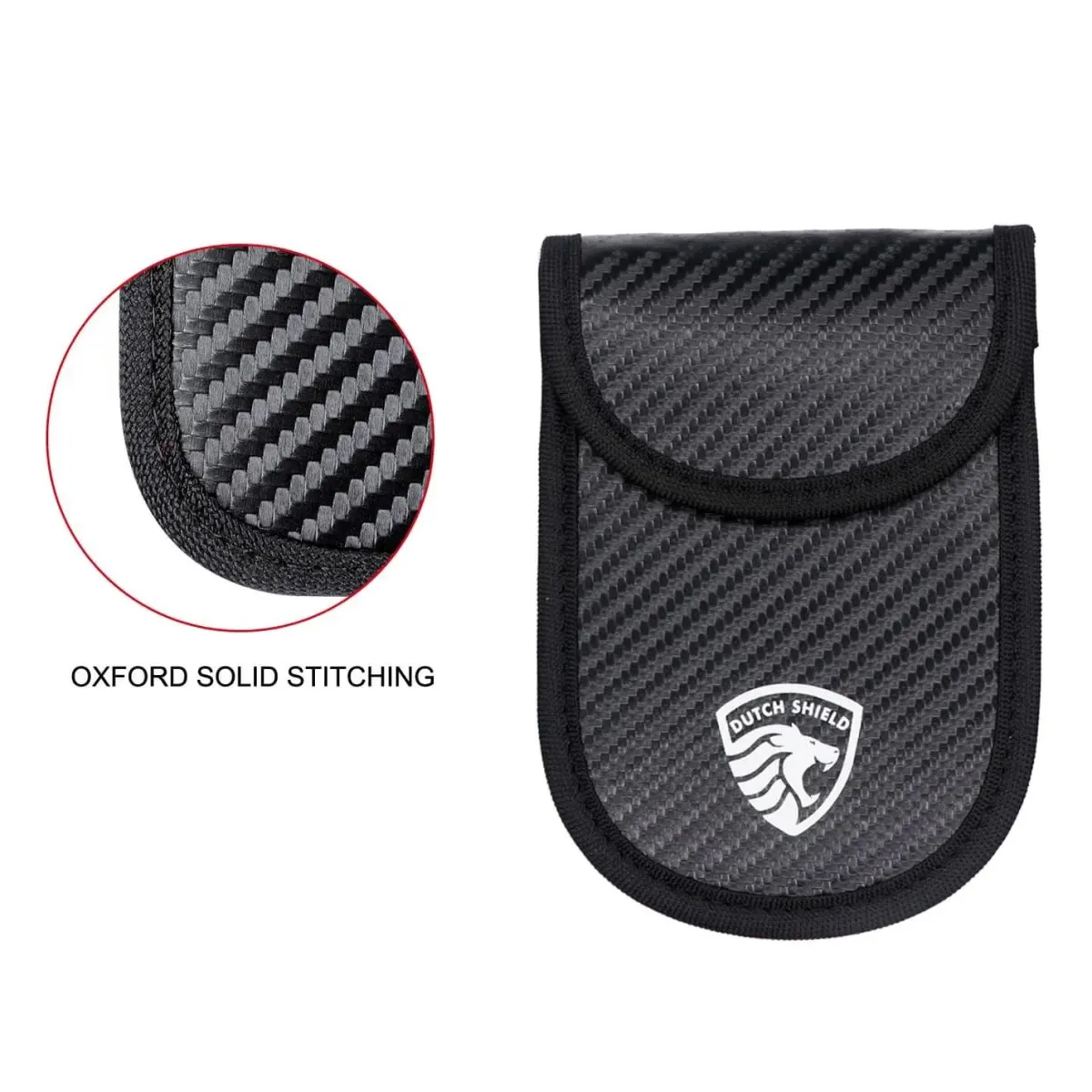2 x RFID Autosleutel Hoesje Anti-Skim Carbon Style Autosleutelhoesjes