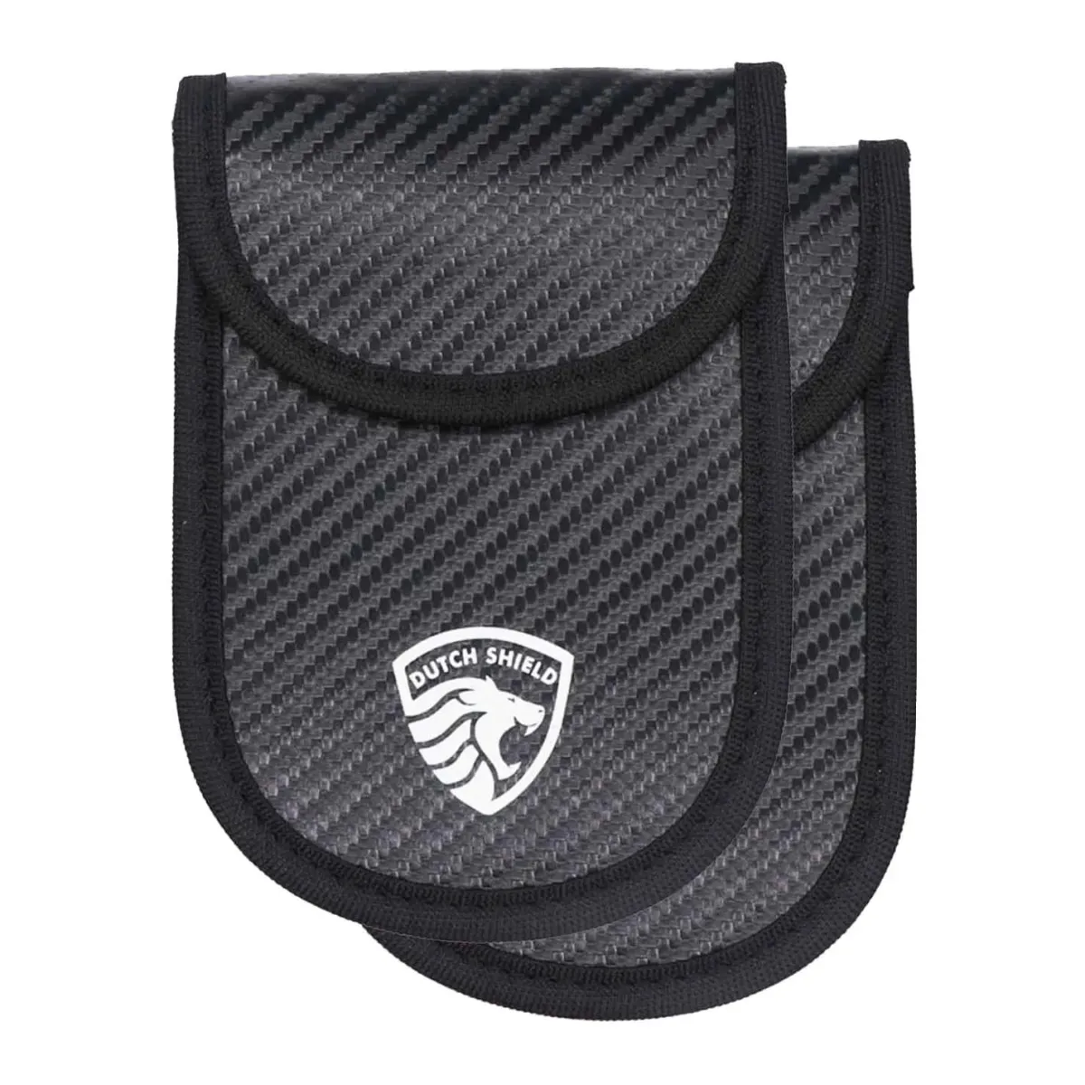 2 x RFID Autosleutel Hoesje Anti-Skim Carbon Style Autosleutelhoesjes