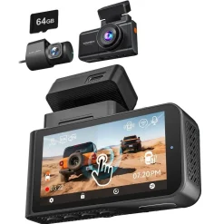 Hot X3 Touch 2CH 2K Wifi GPS 64gb dashcam Dashcams