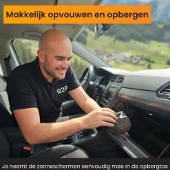 Discount Zonnescherm Auto Zijruit - Set van 2 Autozonneschermen
